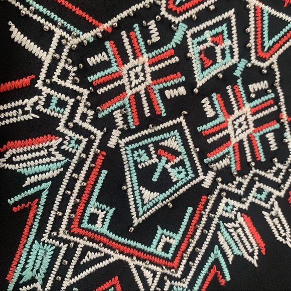 Embroidered Tunic Racerback Tanktop - Picture 5 of 5